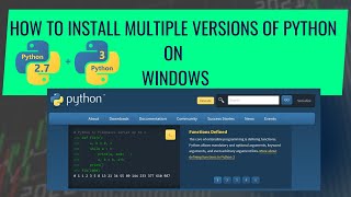 How to install multiple versions of Python 2 and 3