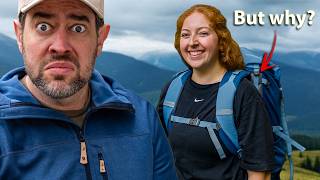 She’s never even camped… and bought THIS for backpacking???