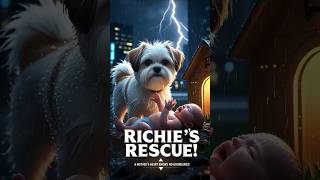 Richie's Rescue! #animatedshort #aidog #shihtzu #baby  #viralvideo #dogcartoon #richiesadventures