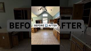 Before & After Kitchen Transformation! #beforeandafter #kitchentransformation #homeupgrades
