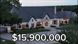 Touring a $15,900,000 TEXAS Mega Mansion with INSANE VIEWS!