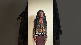 First vs Last Day of Bubble Braids #blackhairstyles #bubblebraids