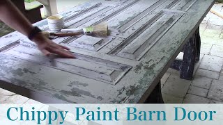 How to: Chippy Paint Technique