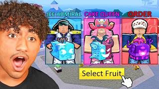 Blox Fruits But BOSSES Decide My Powers..
