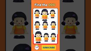 Can You Spot the ODD Squid Game Young Doll? | #emojigame #spottheoddoneout #findtheoddemojiout