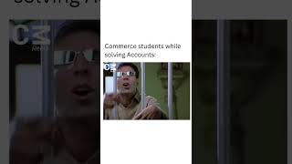 commerce students while solving accounts #ca #CA #charteredaccountant # #cma #cs #caswapnilpatni