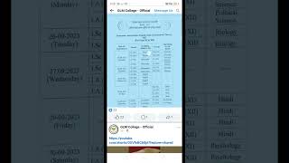 intermediate routine released #purnea_university #bihar #glm