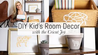 DIY Kids Room Decor with Cricut Joy