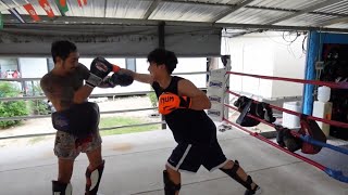I fought a professional Muy Thai fighter while Faded  