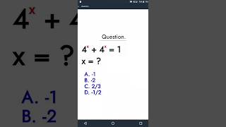 Exponential equation . What is the value of x #maths #yourubeshorts #shorts