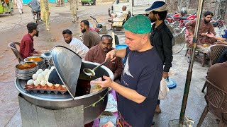 CHEAP & DELICIOUS! 😲 STREET FOOD BREAKFAST PAKISTAN | AMAZING STREET FOOD TO WATCH