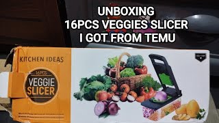 16PCS VEGGIE SLICER #viralvegggieslicer