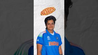 Deepti Sharma and Shafali Verma ka favourite food 🥘 #foodchallenge #foodshorts #shorts #ytshorts