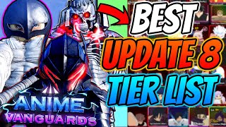 The *BEST* Tier List For Anime Vanguards Update 8