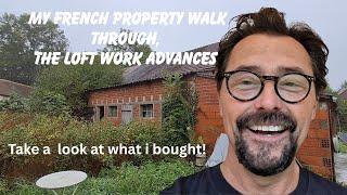 Property Walk: And Finishing the Hallway in Our French Farmhouse Restoration Loft Conversion!