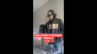 Nice & Slow x Apologize DJ Mashup 🎧🔥🎵#mashup #dj #usher #timbaland #onerepublic #djtellzspyn #fyp