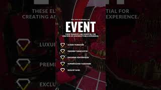 We transform ordinary spaces into extraordinary experiences #luxuryevents #wedding #eventwithpurpose