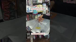 Upgrade Your Packaging Game! 🤍 Frosted Carry Bags You’ll Love 😍 #arifeonline #carrybag #giftideas