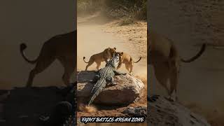 Desert Fury #aiart #wildlifedrama #survivalinthewild