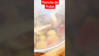 ponche de frutas🍹#short #shortsfeed #videoshort #cocina #feedshorts #ponchenavideño #recetafacil
