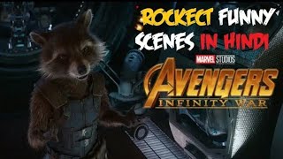 Rocket Funny Scene in Hindi From Avengers Infinity War