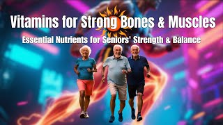 Vitamins For Strong Bones Muscles Seniors Nutrients Strength Balance |@60plusWellnessWay