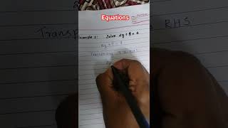 Linear expressions #maths #easy #class8maths #equation #solutions