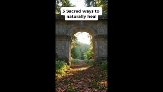 3 Sacred ways to naturally heal #shorts