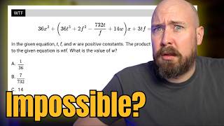 Can You Solve This “HARD” SAT Math Question?