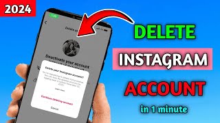 Instagram Account Delete Kaise Kare Permanently | How to delete instagram account 2024