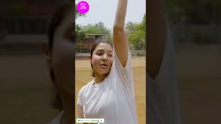 anushka sharma playing a cricket #anushkasharma #viratkohli #baliyere #shorts #youtubeshorts