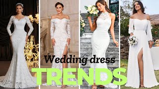 Wedding dress trends 2025 | Wedding dress shopping #weddingoutfits #luxurywedding #bridaldresses