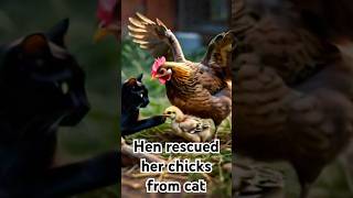 Cat attack on chick #cute #chicks #hen #catvideosyoutube #chicken #animal #chicksfirstday #hens