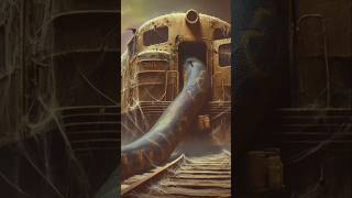 Ancient Train Consumed by a Giant Serpent #train #terrifyingtales #giantreptile #animation