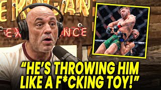"He's a Monster!" Joe Rogan Gives Shocking Reaction To Khamzat Chimaev Dominating DDP!