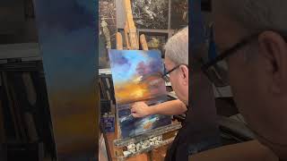 Sunrise at Sea 🌅 | 18x24 oil on canvas panel