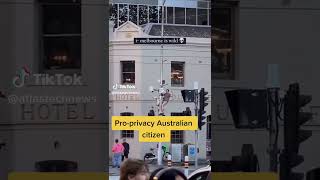 Pro-Privacy Australian Citizen Remove a Street Camera #shorts #shortvideos