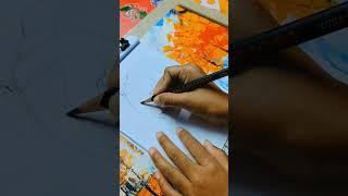 Cute Anime Girl drawing  ❤️ #youtubeshorts #viral #shorts