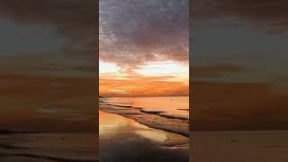 sunset view #sea #wavesounds