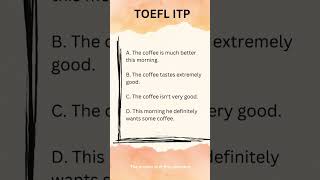 Listening TOEFL ITP #1