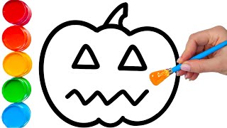 How to Draw and Paint Halloween Items | Kids Art Time