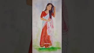 Assamese Girl Painting/ @aalsi_artist