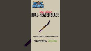All First Sea Sword Requirements! #roblox #bloxfruits #shorts