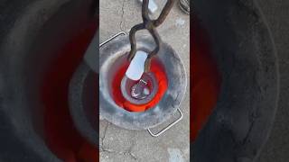 Wasted Aluminum                                    #Shorts #DIY #MetalCasting #Smelting #RecycledArt