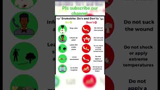 First aid for snake bite