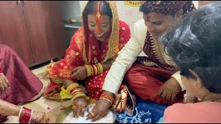 Dulhan ghar aaye | Indian Post Wedding Rituals | Bihari Wedding | @NyshaRecipes