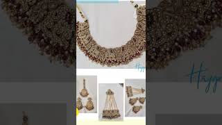 Ruby n Gold jewellery set​#IndianJewelry#BridalJewelry#FYN Fashion#jewellery #ChokerSet#RubyJewelry