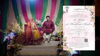 IBRAHIM weds SHIFA | Wedding