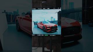 #Bentley #GTC ブラックエディションの舞台裏。完璧なセッティングを作り上げています。