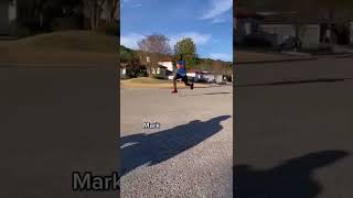 RDCWORLD1 と 40 ヤードダッシュ 🏈😂 #shorts